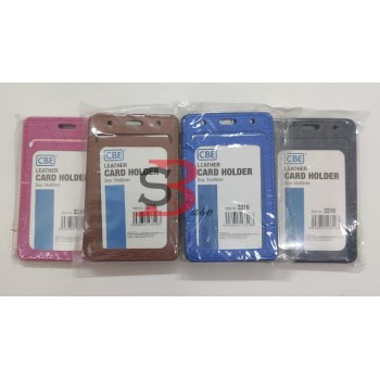 CBE 3316 Leather Card Holder (Size: 54 x 90mm)