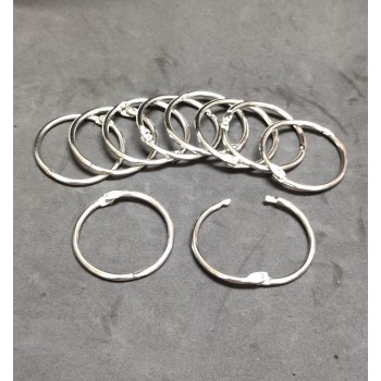 [10's/Pkt] - 38mm Card Ring / Paper Book Rings / Binding Ring / Binder Ring / Key Ring