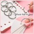 [60's/Drum] - 38mm Card Ring / Paper Book Rings / Binding Ring / Binder Ring / Key Ring