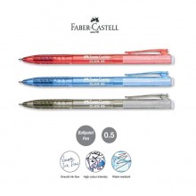 Faber-Castell  Click X 5 (0.5mm) Ball Pen Retractable (Pc) - Black/Blue/Red