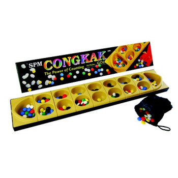 Games - Congkak 16 Holes Multi-Coloured  (SPM106)