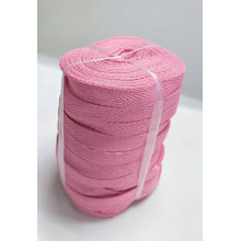 (10's/Pkt) - 100% Cotton Tape (Pink Colour)