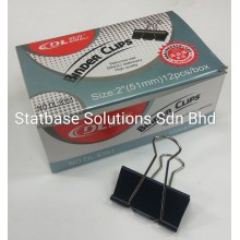 Binder Clip / Double Clip 51mm (2") - Ding Li Binder Clip - DL.8351  (12pcs/Box)