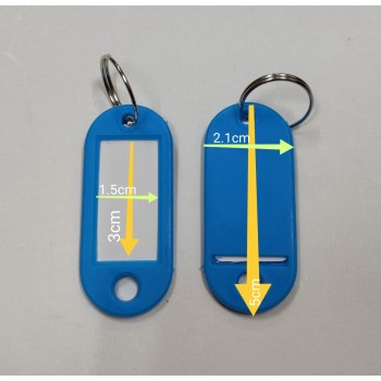Ding Li Assorted Colour Key Tags ID Label - DL 054  ( 50 's / Drum )
