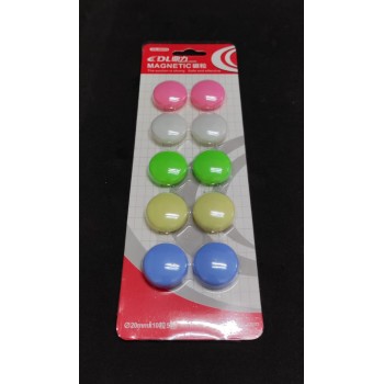 Whiteboard Magnetic Button 20mm (10pcs / Card) - DL0653