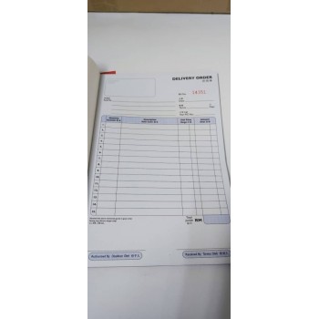 Unicorn NCR Delivery Order (25 x 3ply)