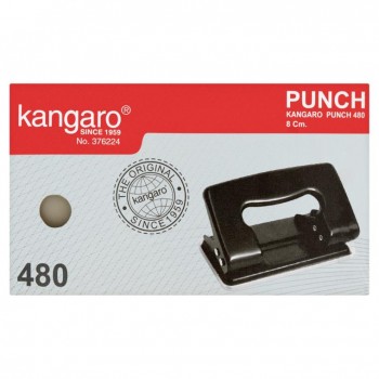 Kangaro 2 Hole Puncher  /  Penebuk Kertas 2 Lubang - DP-480 