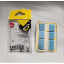 Deli A120 Index Tabs (38x18mm) and (38x25mm) - Blue