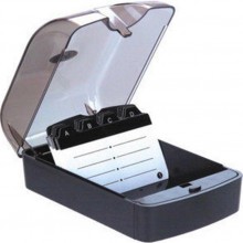 Eagle Business Card Holder Case Box Plastic Push-Button (808s) - Storage up to 350 Cards