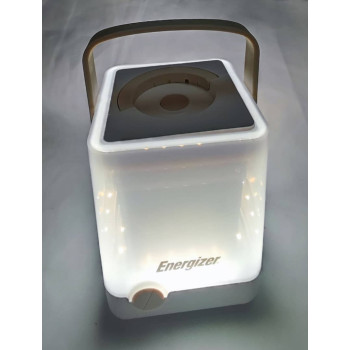 Energizer Lantern (Powerbank &amp; Storage) Cube Camping Lantern, X1000 Lantern Dual Power Rechargeable and AA Battery, IPX4 Water Resistant
