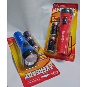 Eveready LED Flashlight / Torchlight  With 2's Battery D Sizes - LC1L2D