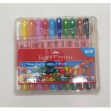 Faber-Castell 11 Watercolour Gel Pastels + Brush (121226)