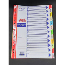 Finepap File Index Divider -  Jan - Dec  (1 Set/Pack) - R1303