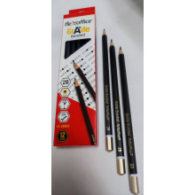 FlexOffice GrAde Bonded Exam Grade Wood-Cased 2B Pencils (Box Of 12pcs) -  FO-GP009