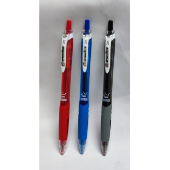 FlexOffice G-Master 0.5mm / 0.7mm Retractable Gel Pen - Black/Blue/Red -  ( FO-GEL021)