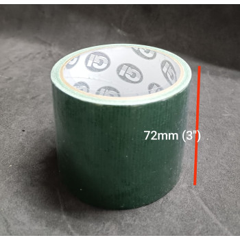 Cloth Tape / Binding Tape 72mm x 5m (GI / Plaincore) - Green