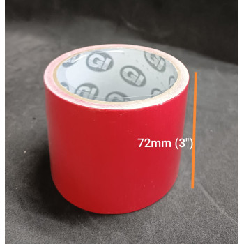 Cloth Tape / Binding Tape 72mm x 5m (GI / Plaincore) - Red