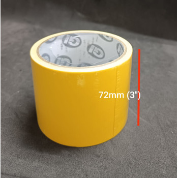 Cloth Tape / Binding Tape 72mm x 5m (GI / Plaincore) - Yellow