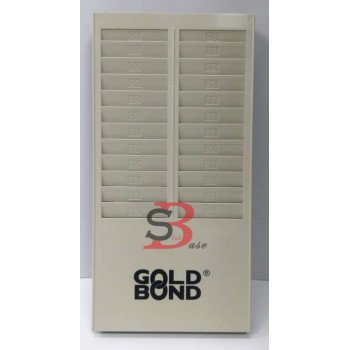 GOLDBOND Hight Quality 24 Slot Employee Time Recorder Punch Card Holder Rack