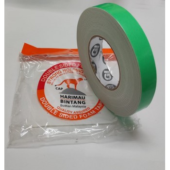 Double Sided (Foam ) Tape (White) - 24mm x 10y (White)