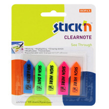 Hopax Stick'n Flag Tag ( Sign Here / Sign & Date / Sign & Return) - 21192 ( 42mm x 12mm) 