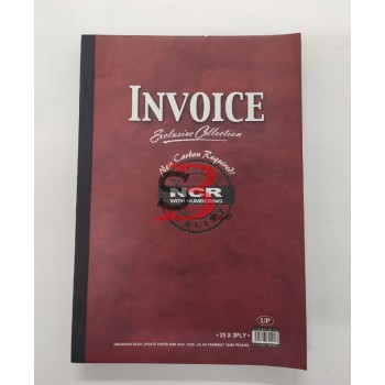 Update NCR Invoice Book - 25x 3ply