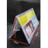 JiaHua Double Sided (A- Shape) Deluxe Card Stand / Name Holder Stand /Menu Stand  - JH-038 (15cm x 30cm)