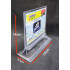 JiaHua Double Sided Deluxe Card Stand / Menu Stand -JH- 044 (12cm x 10cm)