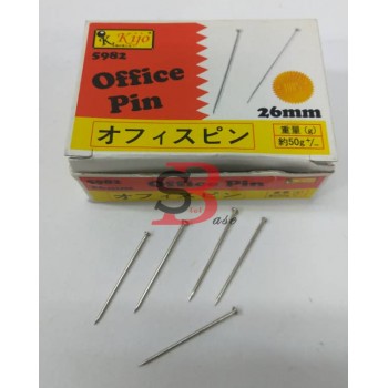 Kijo 5982 Office Pin (26mm x 50g/box)