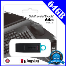 Kingston 64GB Data Traveler Exodia USB 3.2 Flash Drive -(DTX / DTXM / DTXON - 64GB)