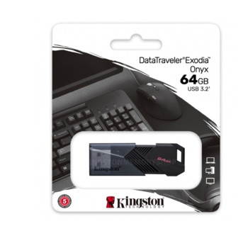 Kingston 64GB Data Traveler Exodia USB 3.2 Flash Drive -(DTX / DTXM / DTXON - 64GB)
