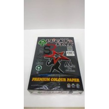 Lucky Star A4 80gsm BLACK Colour Paper - (450's / Ream)