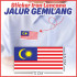 [10pcs / Set]  - (Iron on Sticker) LENCANA JALUR GEMILANG, BENDERA MALAYSIA BAJU SEKOLAH SAIZ 5cm x 2.5cm