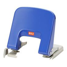 [100% - Original] - MAX D-Type Paper Punch (DP-F2DN2) - 2 Hole Paper Puncher Up To 27 Sheets - Blue