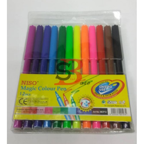 NISO Magic Colour Pen 12 Colour