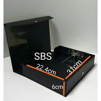 OuLinWang A4 PVC Box File With Magnetic Button (A4 Size) -   (No.554) - Mix Colour