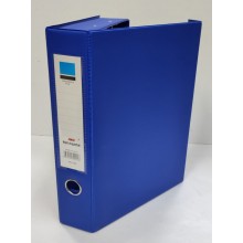 OuLinWang A4 PVC Box File With Magnetic Button (A4 Size) - (No.554) - (20pcs/Ctn) - Blue Colour