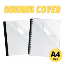 A4 PVC Rigid Binding Cover Transparent - 100's / Pkt