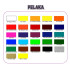PELAKA Mural Colour/ Poster Colour/ Wall Painting (1kg) ***CLEARANCE STOCK***