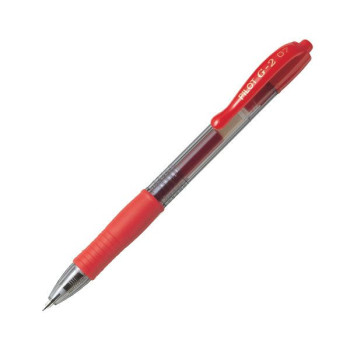 Pilot G2 Retractable Gel Pen 0.7mm - Red