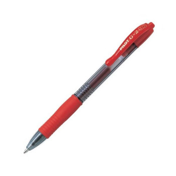 Pilot G2 Retractable Gel Pen 1.0mm - Red