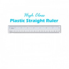 Plastic Straight Ruler 20cm (8”) / Pembaris Plastik 8 Inci