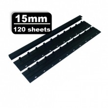 10 pcs - 15mm Press Binder / Binding Strip / Unique Lock Press Binder - Binding Up To 120 Sheets - ( 10pcs / Pkt )