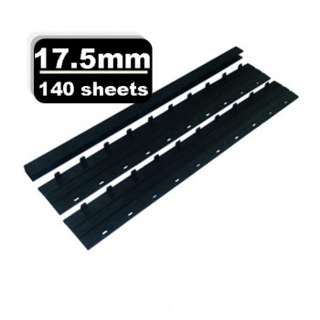 10 pcs - 17.5mm Press Binder / Binding Strip / Unique Lock Press Binder - Binding Up To 140 Sheets -  ( 10pcs / Pkt)