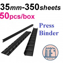 10 pcs - 35mm Press Binder / Binding Strip / Unique Lock Press Binder - Bind Up To 350 Sheets - ( 10pcs / Pkt )