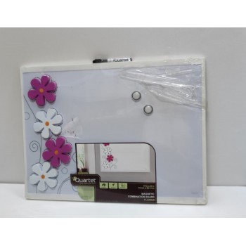 Quartet Flower Foam Magnetic Whiteboard - (43cm x 58cm) / (17 In x 23 In)