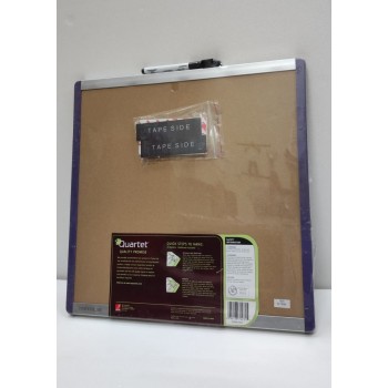 Quartet Organizer Magnetic Dry-Erase Whiteboard - (35.5cm x 35.5cm ) / (14 Inch x 14 Inch)