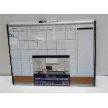 Quartet Calendar Magnetic Whiteboard - (43cm x 58cm) / (17 In x 23 In)