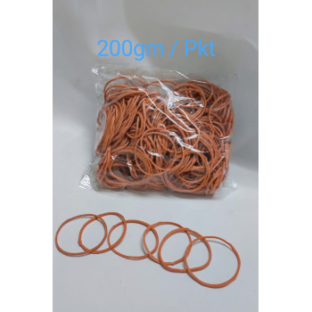 (200gm / Pkt) - Brown Rubber Band 5"  / Gelang Getah 5" (Brown) 