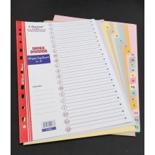 Finepap File Index Divider - Alphabet A-Z(160gsm) (1 Set/Pack) - S1604